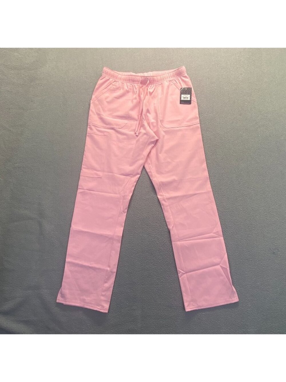 Elle Scrub Pant Cargo Pink EL122. Size M Drawstring NEW